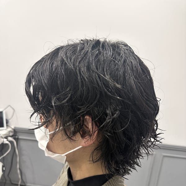 ウルフ×スパイラルパーマ