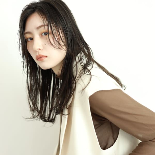 【tetote江坂】透明感ダークョコレートブラウン