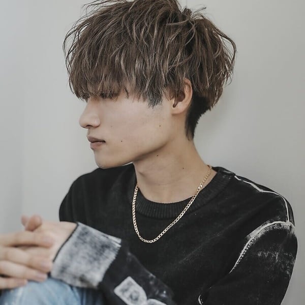 ツイストスパイラル×束感波巻きパーマ