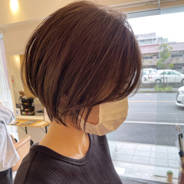 アッシュグレー×ショート