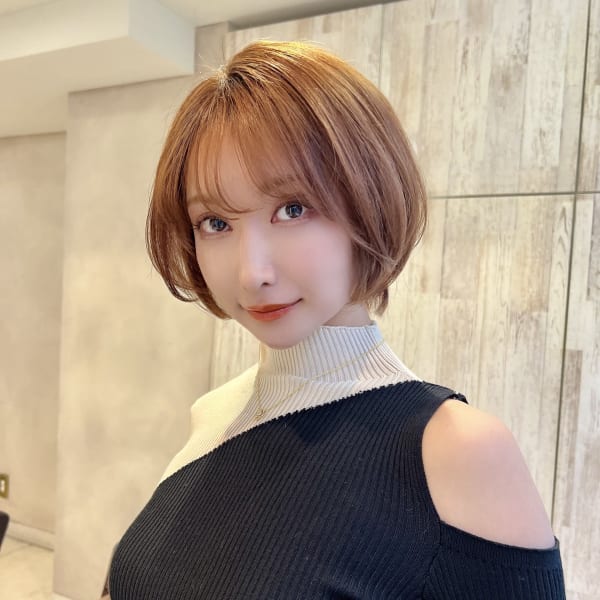 面長カバー/30代/ひし形/シースルー/ショートボブ