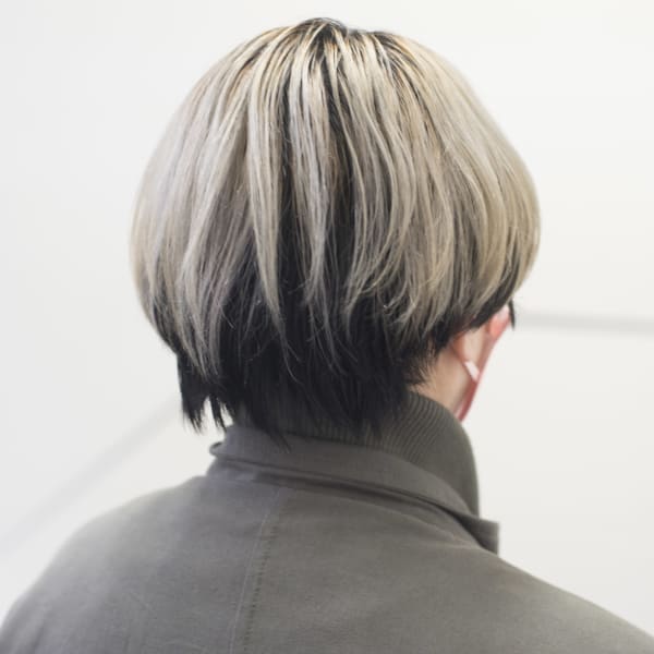 マッシュ×ツートーンデザイン