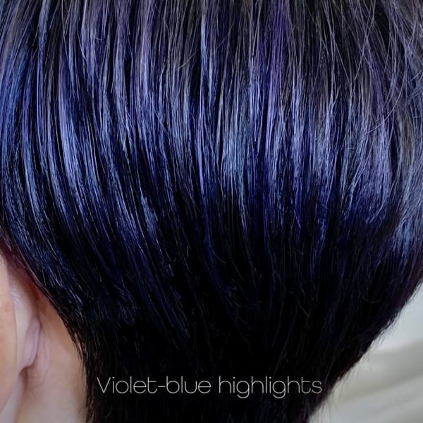 バイオレットブルーなハイライト