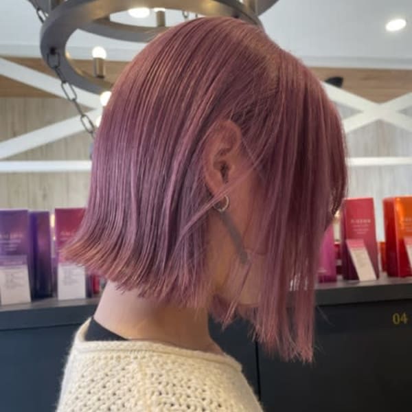 切りっぱなしボブ