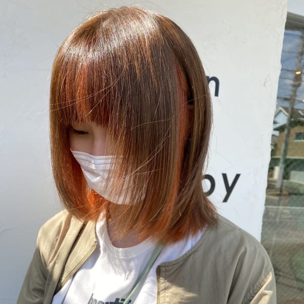 フェイスラインレイヤ-/インナーオレンジ|Sabby