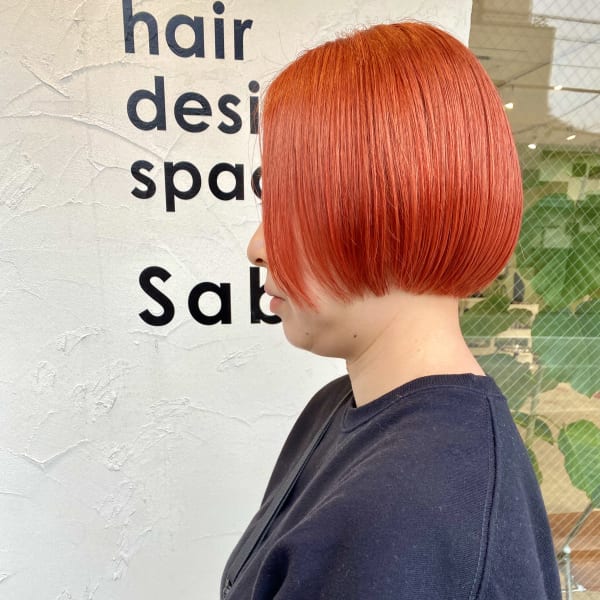 ミニボブ/オレンジ|Sabby