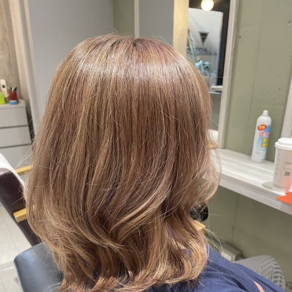 ハイトーンピンクベージュカラー|era