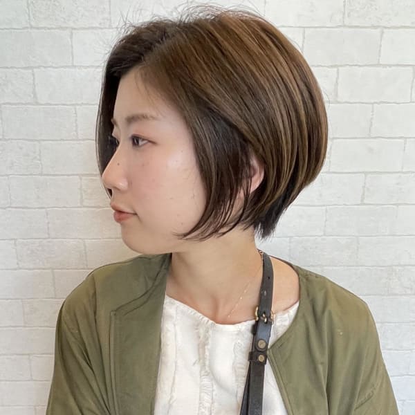 美しさ満点のショート《アラシロ》|半個室美容室 roan 福津店