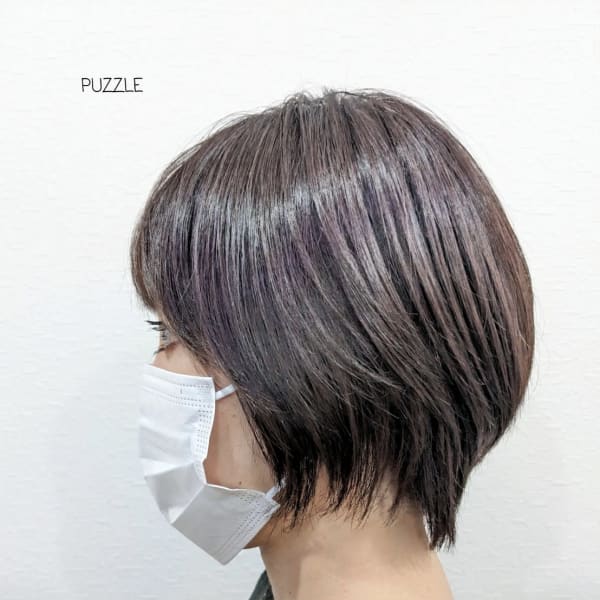お手入れいらずなショートヘア|PUZZLE