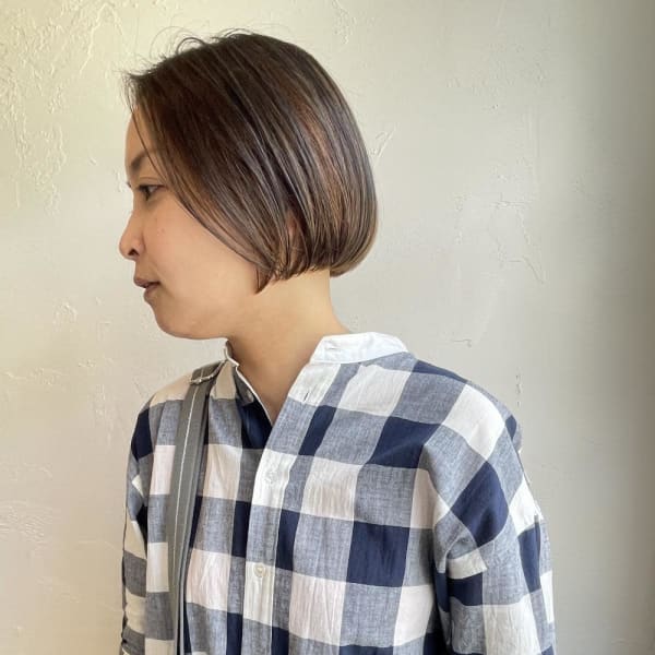 涼しげなボブ《アラシロ》|半個室美容室 roan 福津店