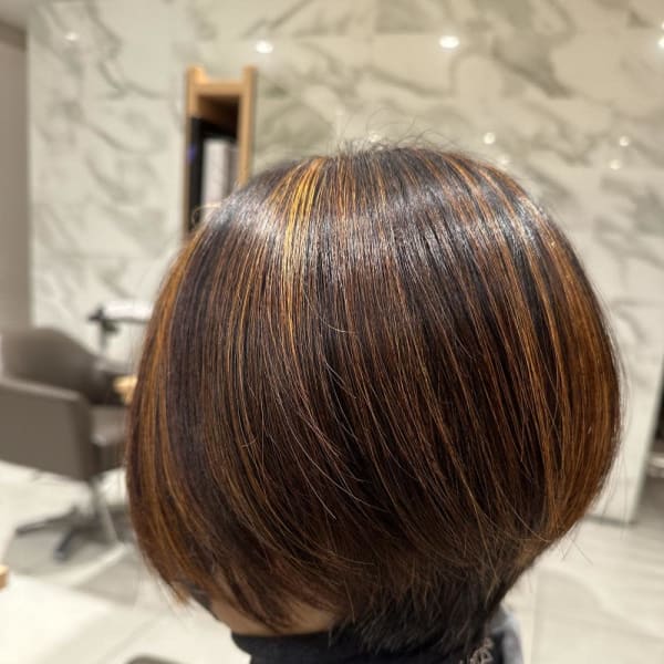 ボブスタイル（ハイライト）