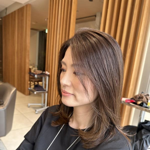 大人シャギーレイヤー