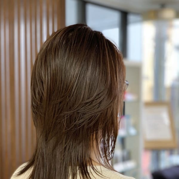 30代40代ウルフハイレイヤー/ネオウルフレイヤー/ココアブ