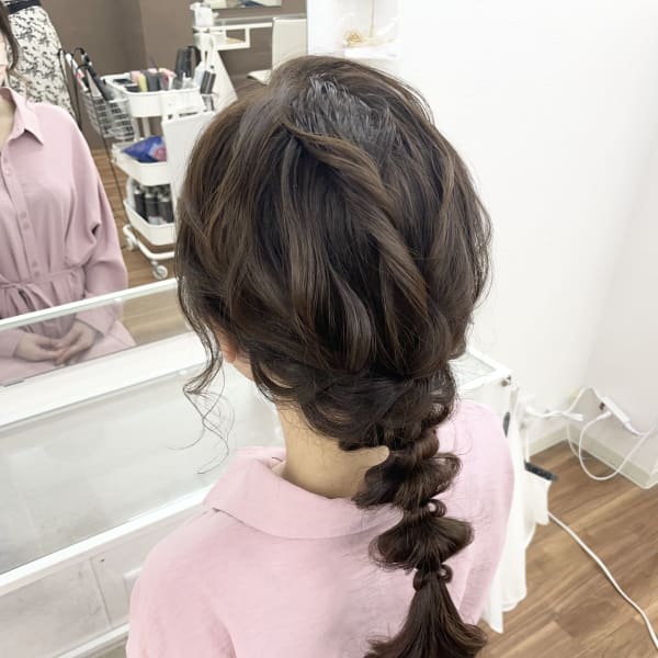 玉ねぎヘアスタイル