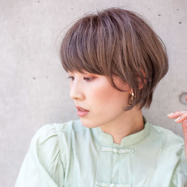 20代30代40代／大人可愛い丸みショート