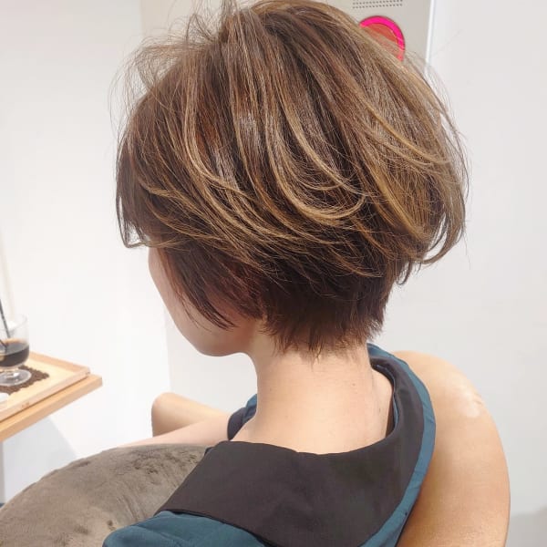 サンドベージュ×ハイライト