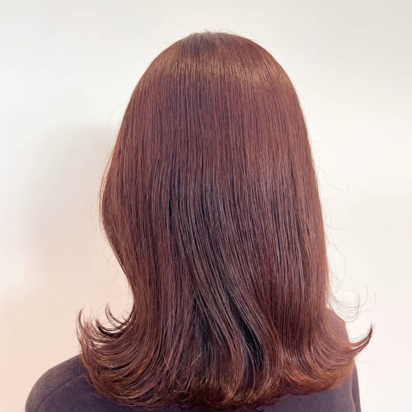 ピンクブラウンカラー