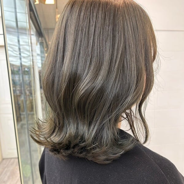 大人くびれミディ/くすみピンクブラウン#ニュアンスカラー