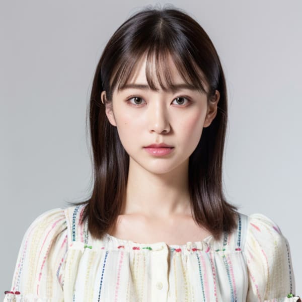 大人ガーリー外ハネミディアム☆30歳からのチョコレートカラー|【ricca】髪質改善ヘアエステサロン・横浜反町