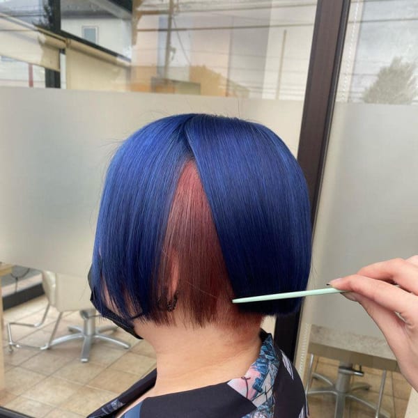 ブルー×レッドカラー|BENI仙台柳生店