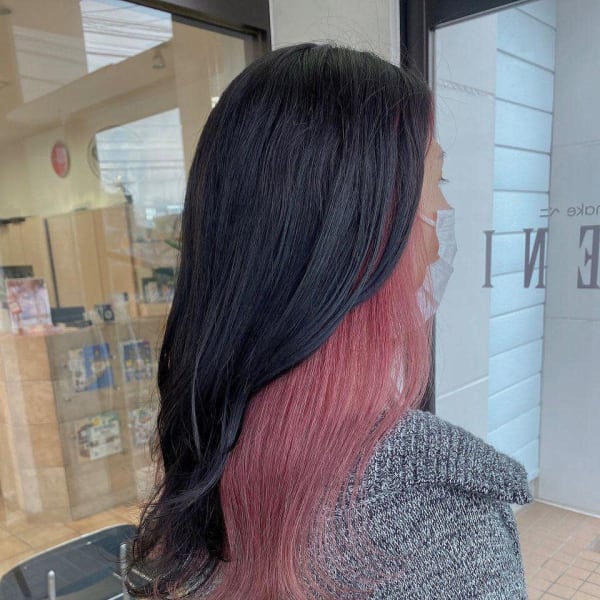 ピンクベージュカラー|BENI仙台柳生店