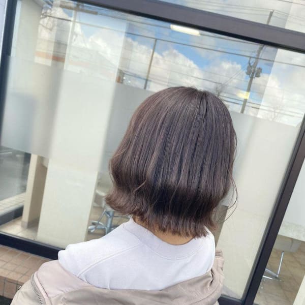 グレージュブラウンカラー|BENI仙台柳生店