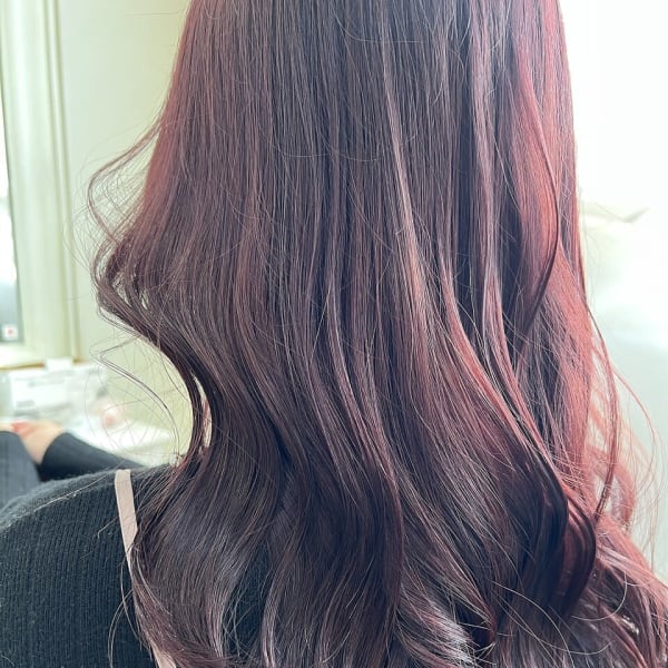 韓国/艶髪/ピンク