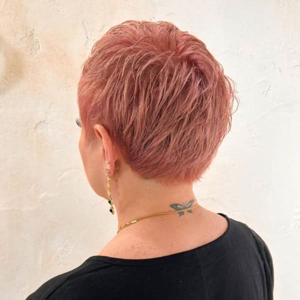 【Reir吉祥寺】*ベーリーショート+ピンクベージュ*