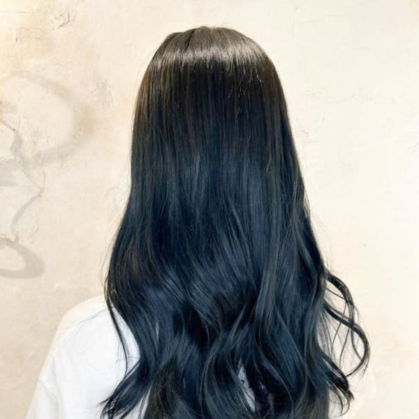 【Reir吉祥寺】*ガーリーロング*ネイビーブラック*