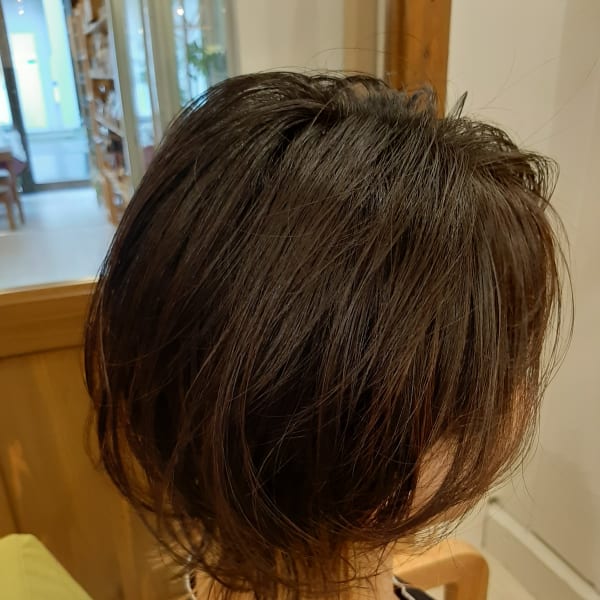 外ハネ×カラー