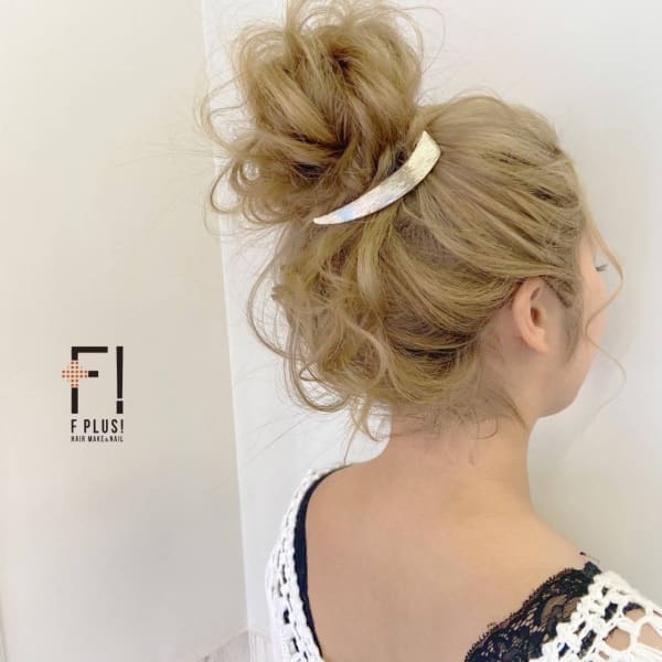 hairmake&nail F PLUS！×　お団子ヘア
