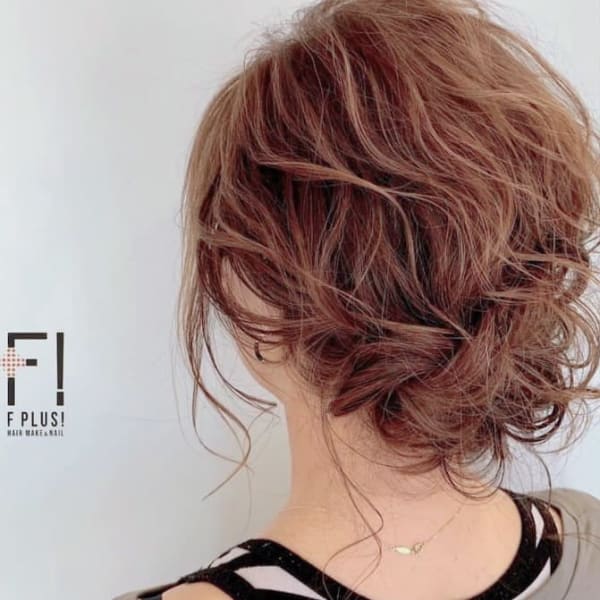 hairmake&nail F PLUS!× アップヘア