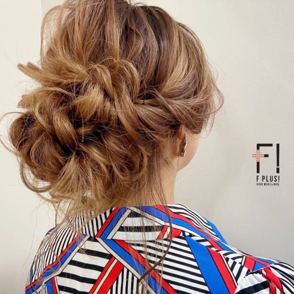 hairmake&nail F PLUS!× アップヘア