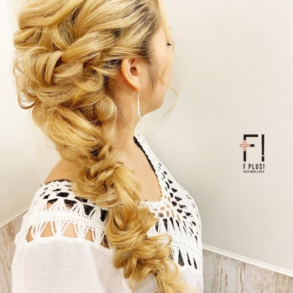 hairmake&nail F PLUS!× サイドあみ