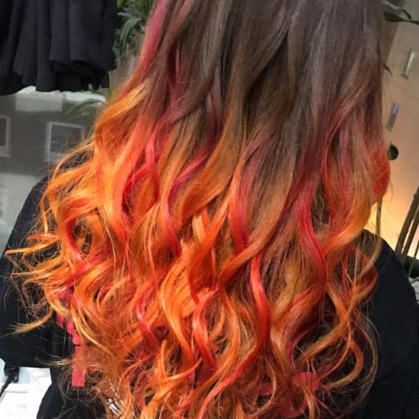 オレンジ×イエロー煉獄カラー【Fave佐藤】