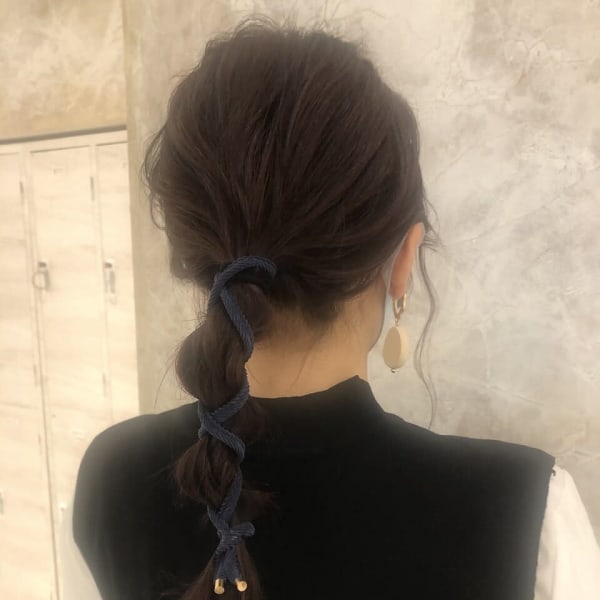 *マロンブラウン×ワイヤーアレンジ*《watanabe》