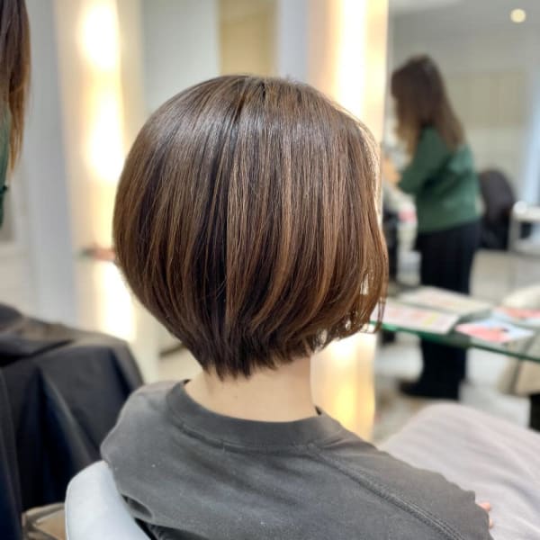 丸みショート【お手入れ簡単】|Deal ドライカット/髪質改善