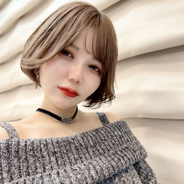 丸顔解消/顔まわりが可愛い/似合わせ/ショートボブ