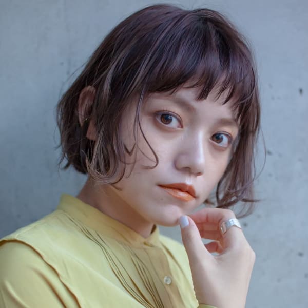 20代30代40代／クシャっとショートボブ