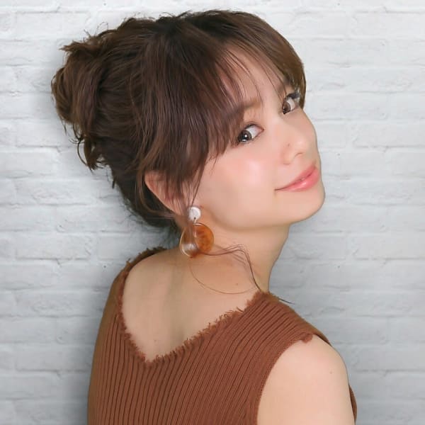 シンプル×ルーズシニョン