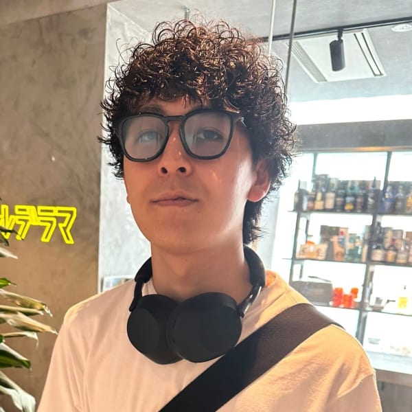 プードルパーマ　ショート波巻きくるくるパーマ|Men's Salon bloc