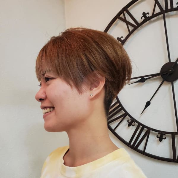 ツーブロックベリーショート