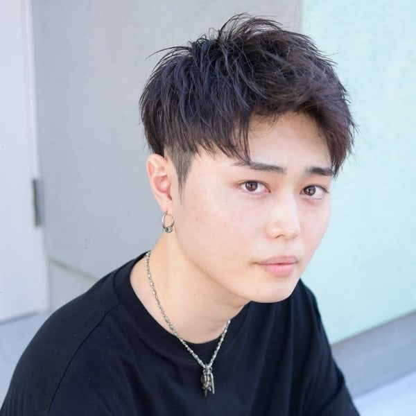 アップバング×ツーブロック|beauty:beast 中目黒店