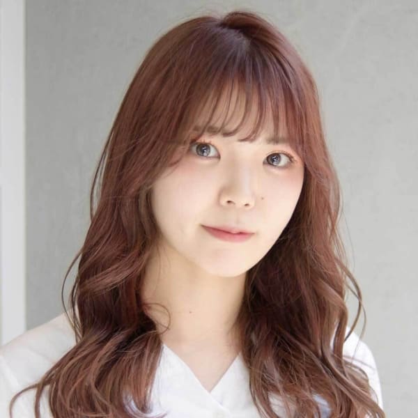 カジュアルくびれウェーブ×ピンクブラウン|beauty:beast 中目黒店