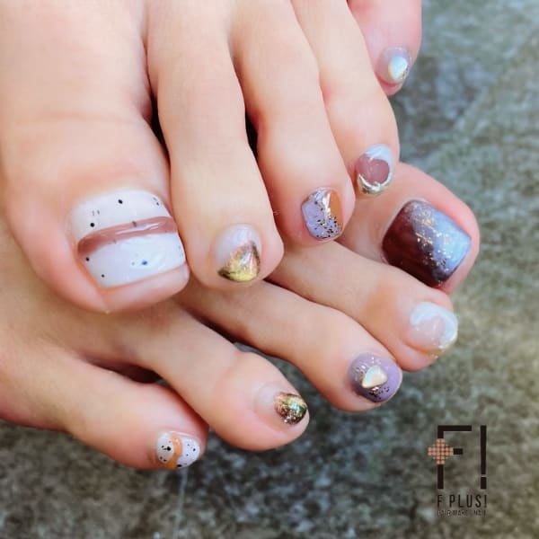 hairmake&nail F PLUS!× フットネイル