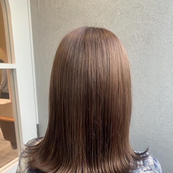 艶感ブラウンヴェールカラー|beauty:beast 中目黒店