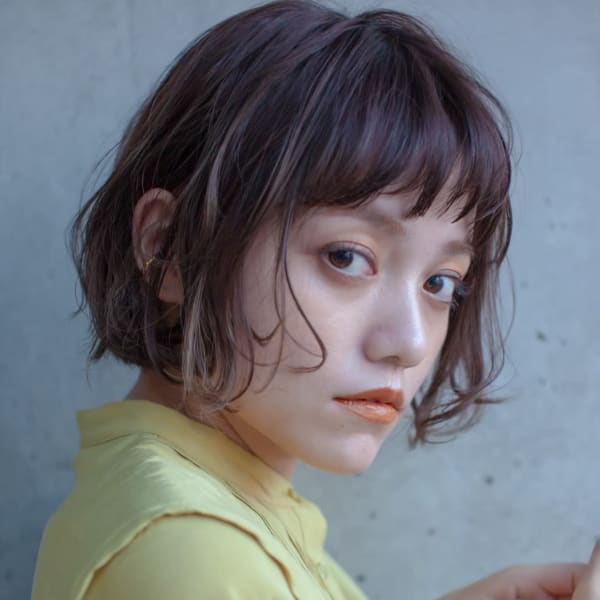 20代30代40代／クシャッとショートボブ