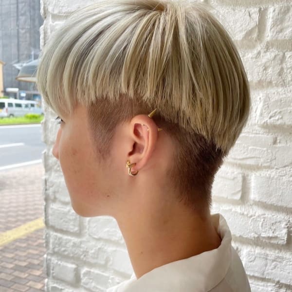 メンズ　ハイトーンツーブロック|Oggi 西新店