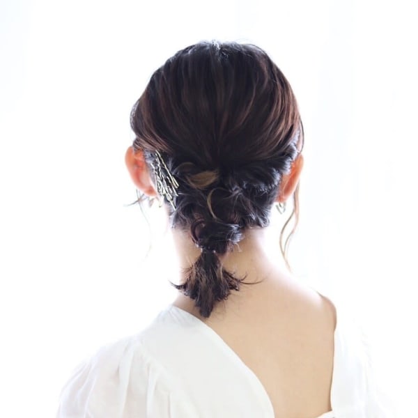 20代/30代/40代ボブアレンジ☆イヤリングカラー