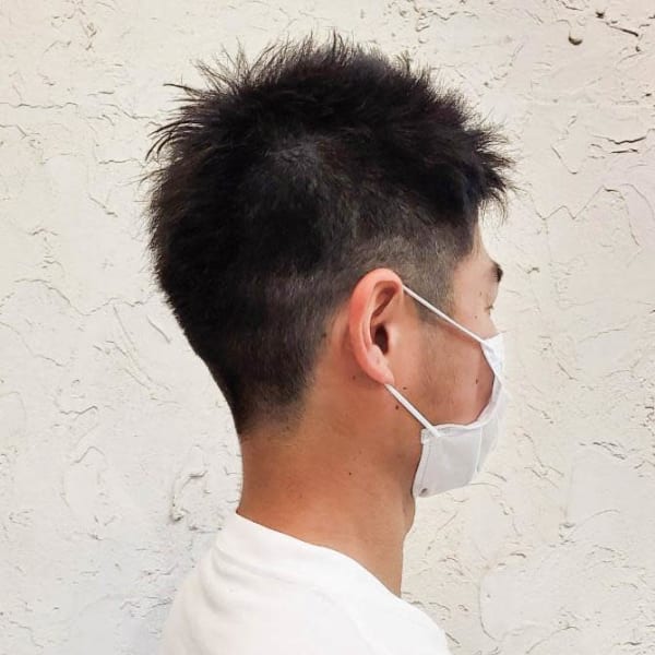 【flor 戸塚】*メンズショート+刈り上げ+ソフトモヒカン